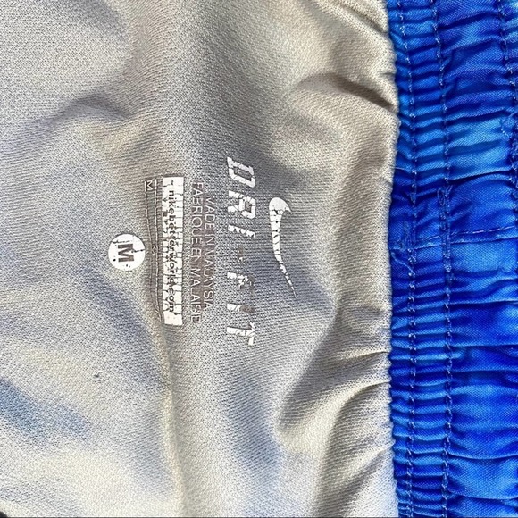 Nike Blue Water Tie-Dye Print Dri-Fit Shorts - Picture 5 of 5